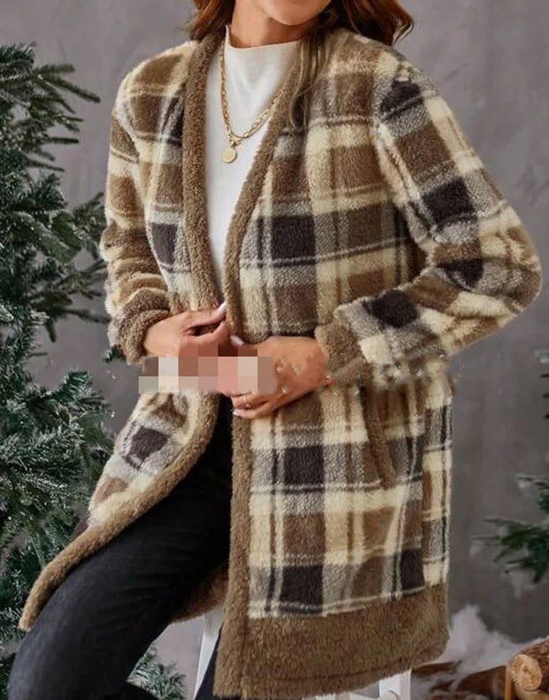 Women's Cardigan Plush Warm Coat