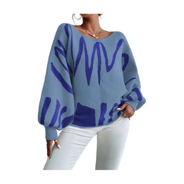 Loose Pullover Knitting Sweater